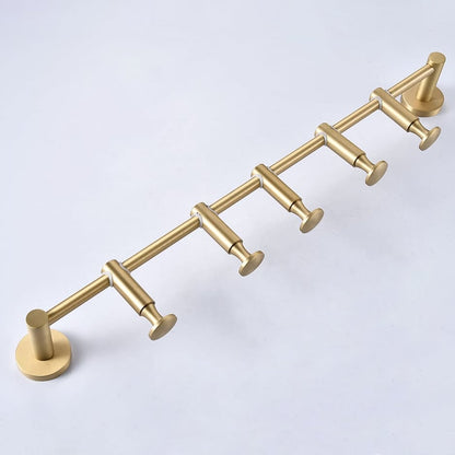 PENDRE | Wandhaken Garderobe Schwarz Messing Elegant