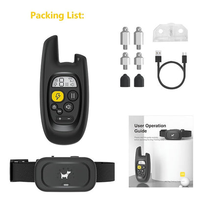 Pawfey 500m wasserdicht wiederaufladbares Hundetraining Halsband