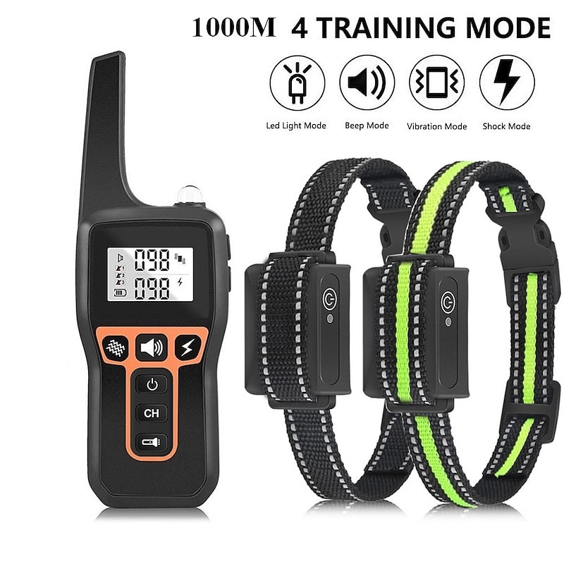 Zelara 1000m Wasserdichte Hunde Trainingshalsband