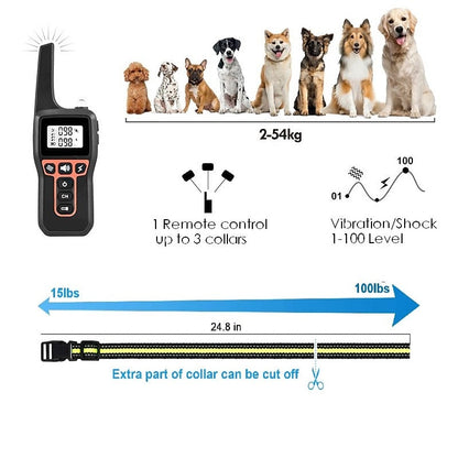 Zelara 1000m Wasserdichte Hunde Trainingshalsband