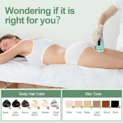 IPL-Epilation für Gesicht und Körper | Dauerhafte und bequeme Haarentfernung