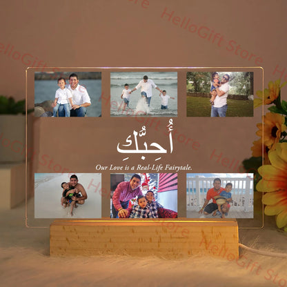 Personalisierte Acryl-Lampe | Nachtlicht Kinder für Schlafzimmer