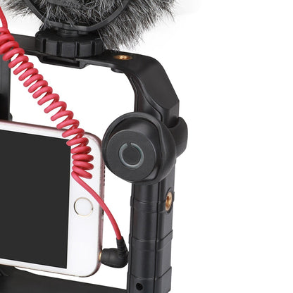 Smartphone Video Rig Stabilizer Mit Licht