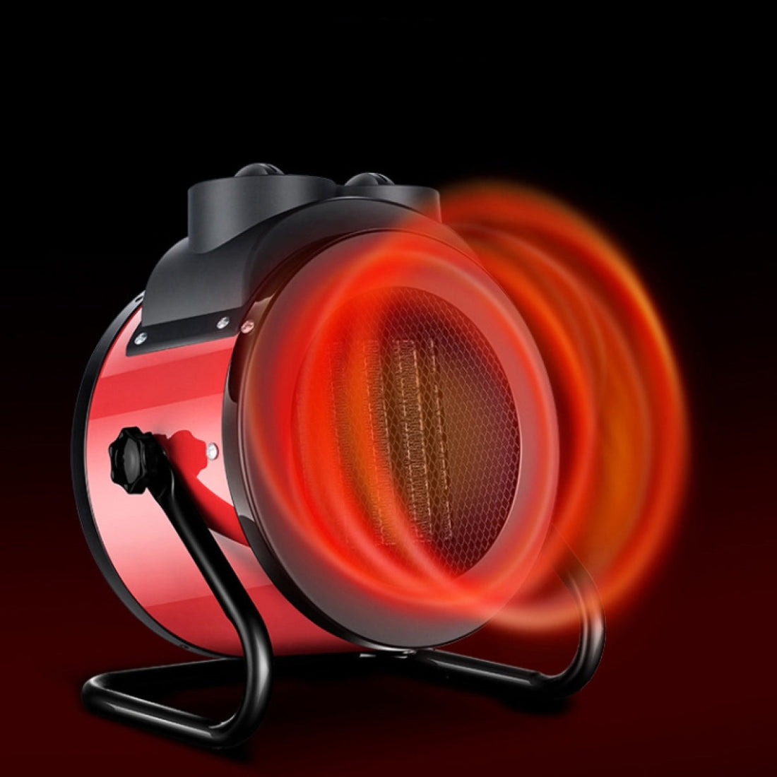 Tragbarer elektrischer Heizlüfter 1500W mit 3 Heizstufen, Überhitzungsschutz, leise &amp; verstellbar – ideal für Schlafzimmer, Büro &amp; Garage
