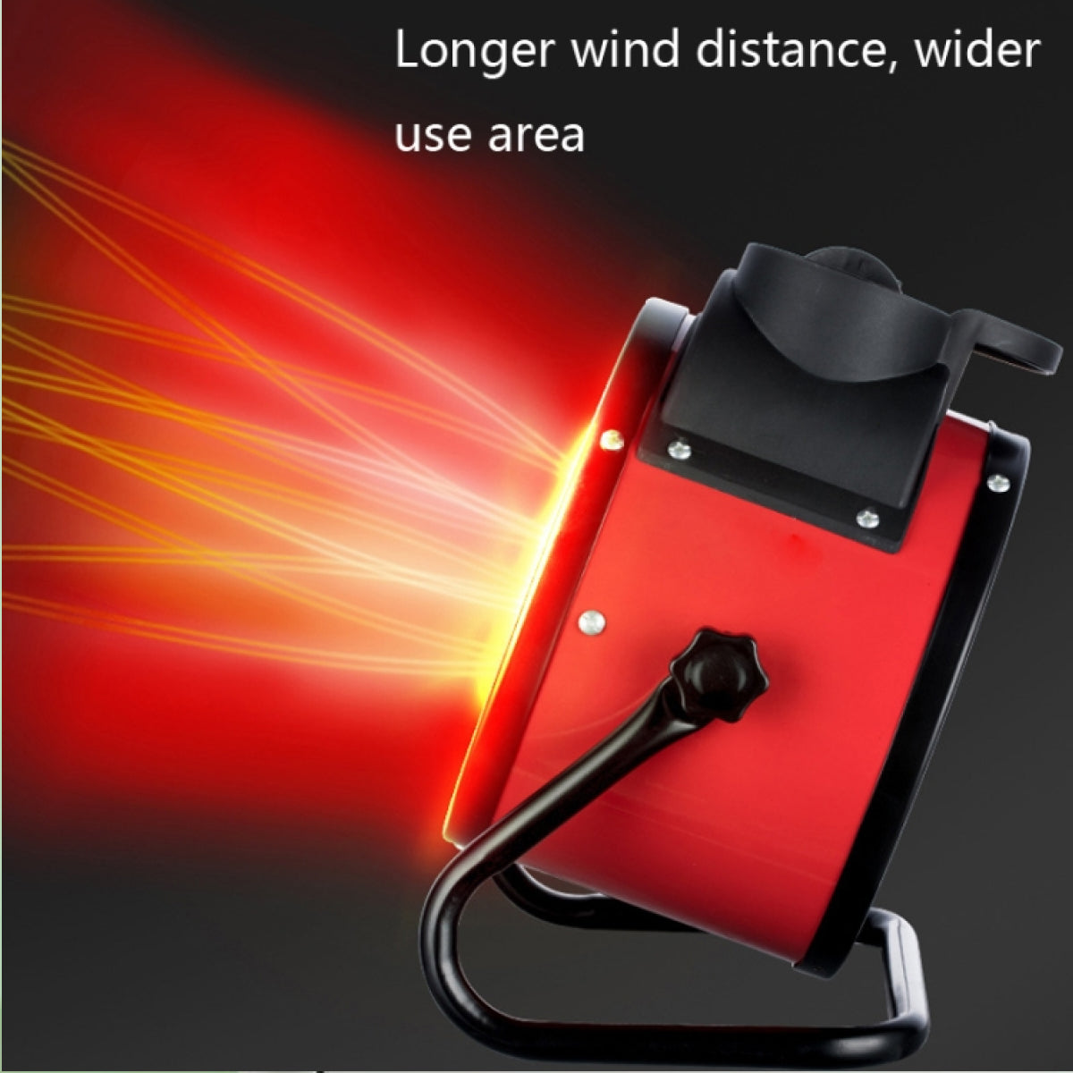 Tragbarer elektrischer Heizlüfter 1500W mit 3 Heizstufen, Überhitzungsschutz, leise &amp; verstellbar – ideal für Schlafzimmer, Büro &amp; Garage