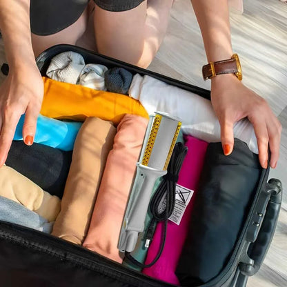 Professionelle 2 in 1 Rotierende Eisenhaarbürste