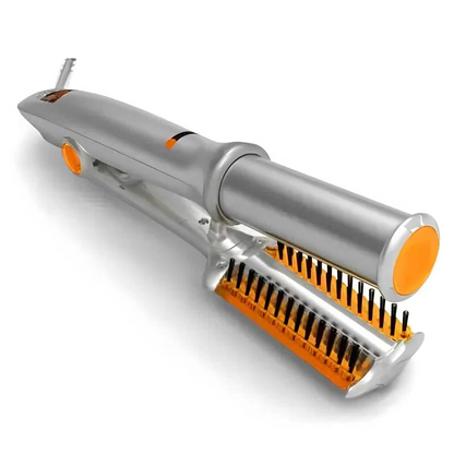 Professionelle 2 in 1 Rotierende Eisen-Haarbürste