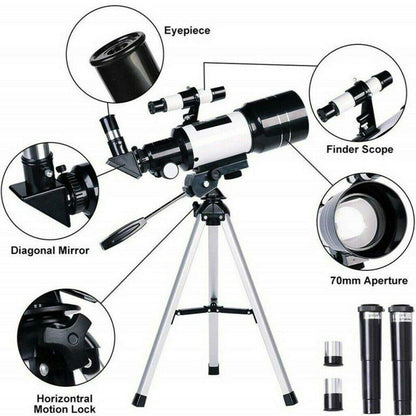 Teleskop Astronomisch Refraktor 70mm | Klarheit und außergewöhnliche Vergrößerung
