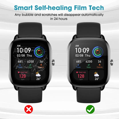 Klare Bildschirmschutzfolien für HealthGuard Glukose Smartwatch - 4 Stück
