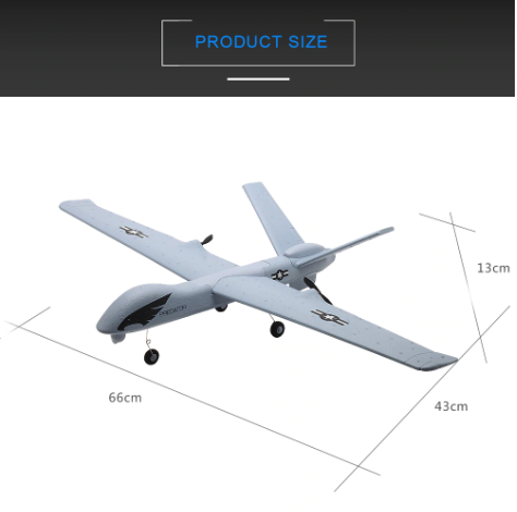 RC Flugzeug mit LED – Ferngesteuertes Modellflugzeug für Kinder &amp; Anfänger mit Handstart &amp; Bodenstart