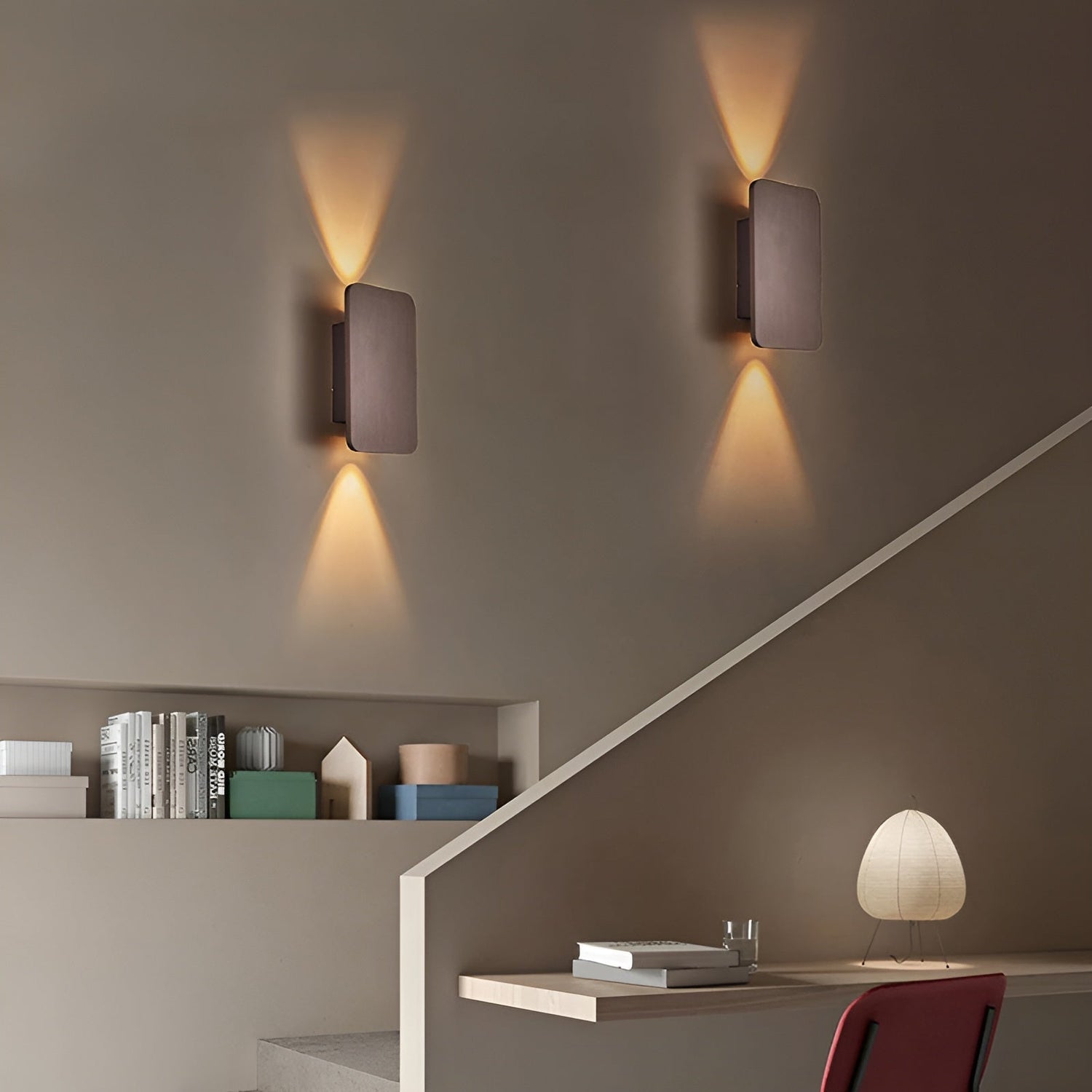 Rechteckige LED-Wandleuchte | Moderne Wandlampe Innen