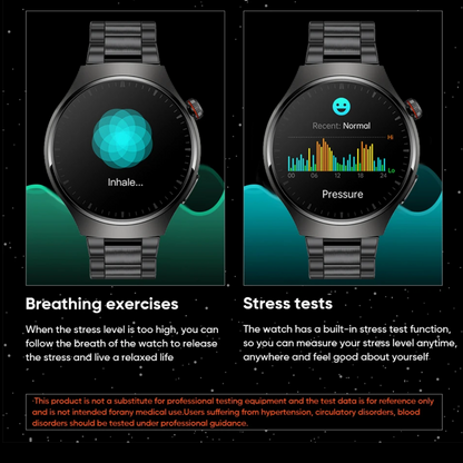 Smartwatch, die AFIB mit ECG und Blutdruck erkennen UK Herzmonitor Uhr für ältere Senioren