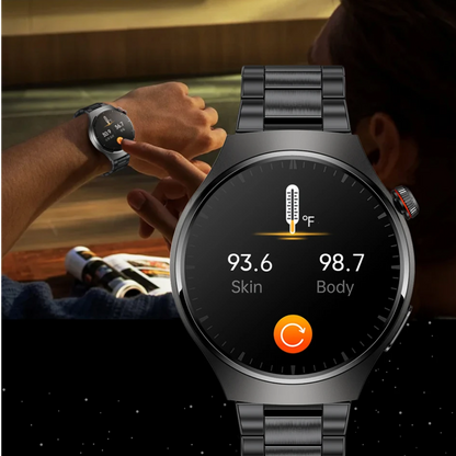 Smartwatch, die AFIB mit ECG und Blutdruck erkennen UK Herzmonitor Uhr für ältere Senioren