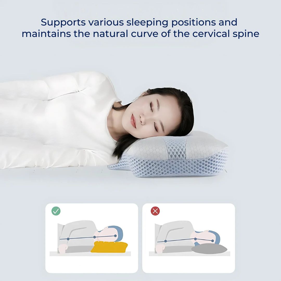 RestAlign | Orthopädisches Nackenkissen gegen Nackenschmerzen