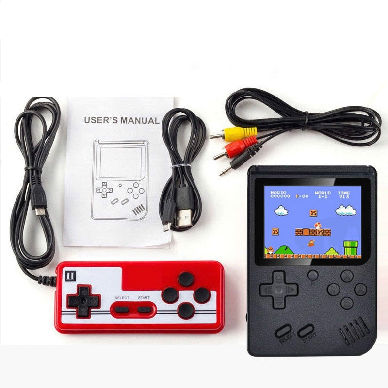 Retro-Handheld-Spielkonsole | 400 integrierte klassische Spiele