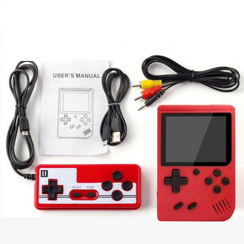 Retro-Handheld-Spielkonsole | 400 integrierte klassische Spiele
