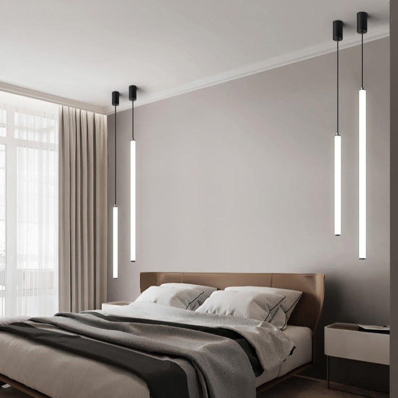 Rod Pendelleuchte Schwarz | Moderne Hängelampe für Esszimmer