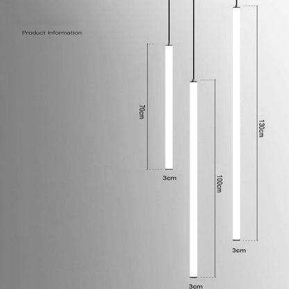 Rod Pendelleuchte Schwarz | Moderne Hängelampe für Esszimmer