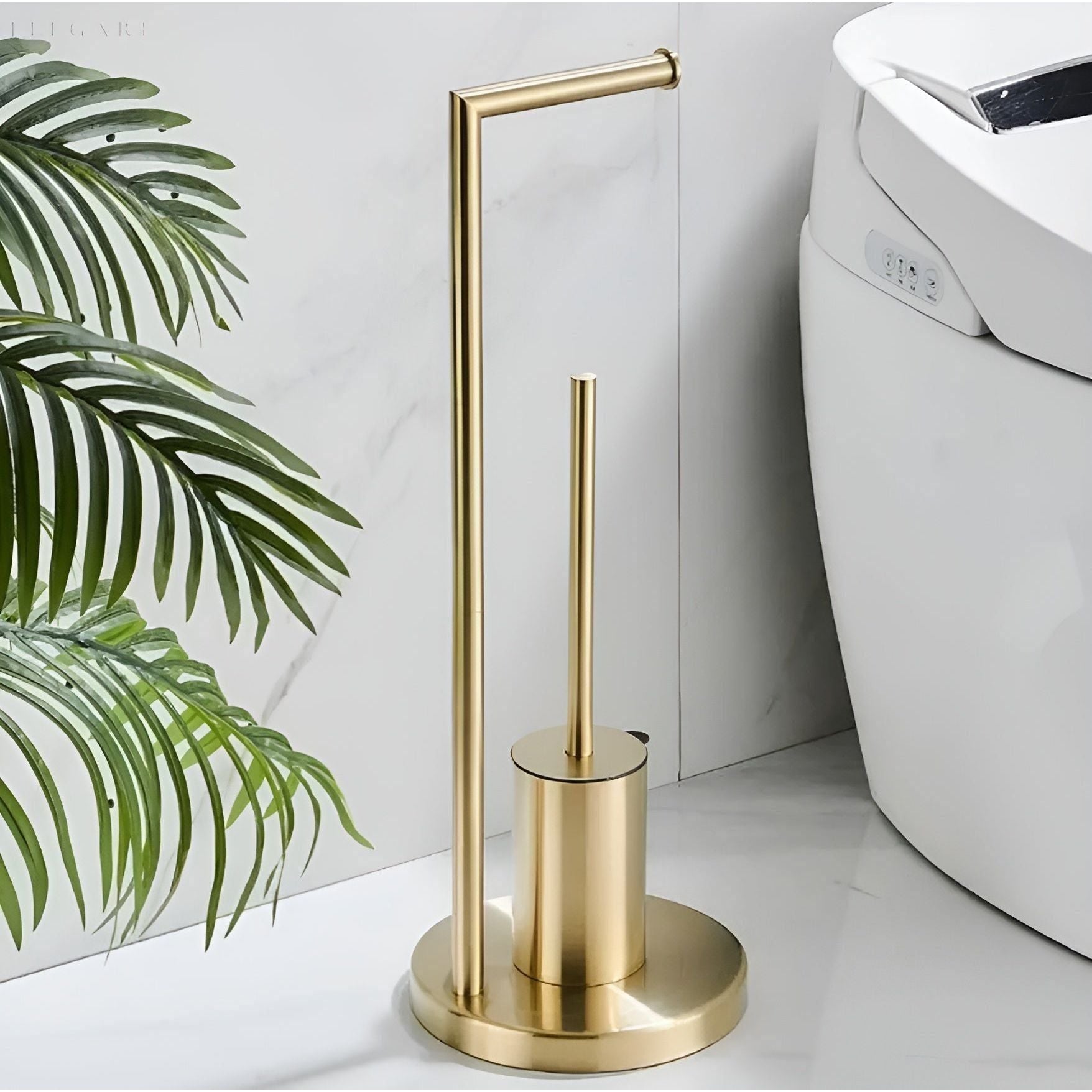 RollEase Holder | Multifunktionaler Toilettenpapierhalter Ohne Bohren