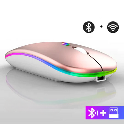 Zelara™ Kabellose LED-Maus | Wiederaufladbare Bluetooth-Maus