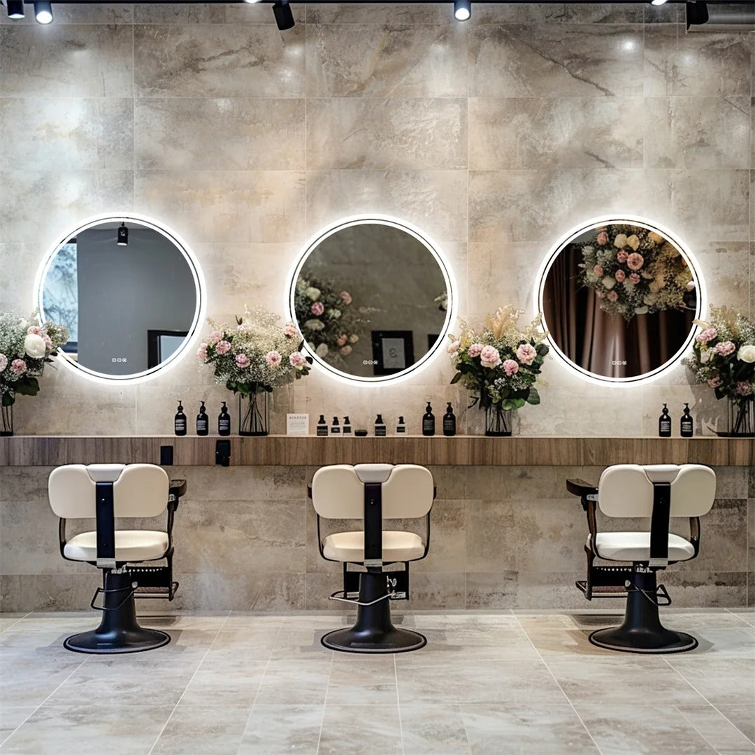 Runder LED Spiegel mit Beleuchtung | Badezimmer Spiegel 60cm