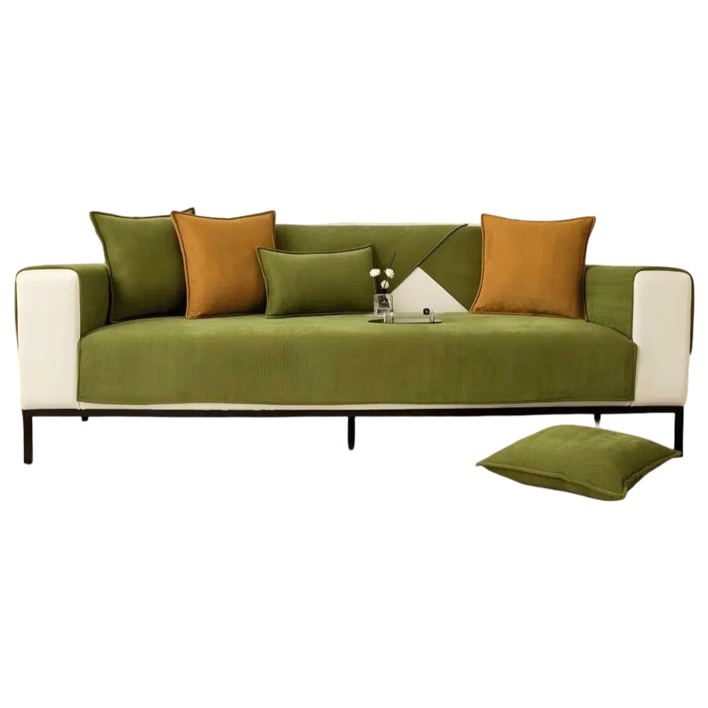 Rutschfester Sofabezug für L-Form | Couchschutz für Stil und Komfort