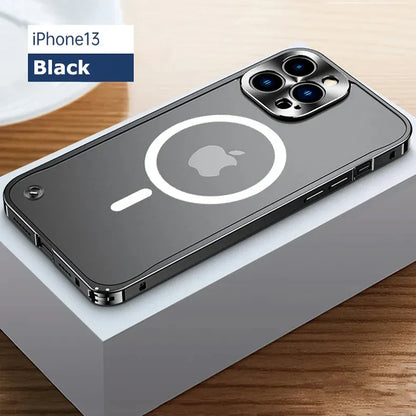 Magnetische Aluminiumrahmen-Handyhülle für iPhone
