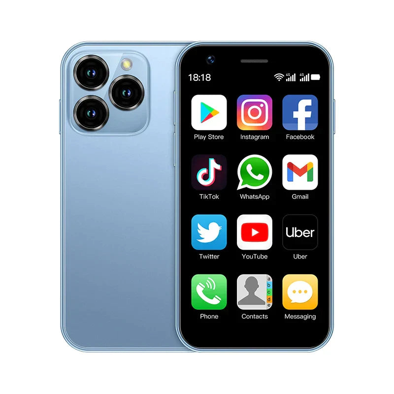 Zelara 2.0 – Mini Android Dual SIM Taschenhandy mit GPS, WIFI &amp; Touchscreen