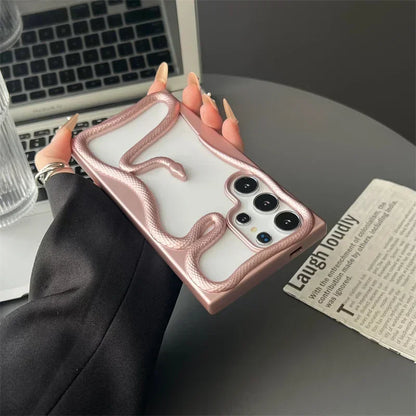 Venom 3D Snake Hollow Case – Luxuriöse Matte Wärmeableitungsabdeckung