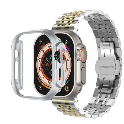 Zelara Militärqualität Stahlband Bumper Case Combo für Apple Watch