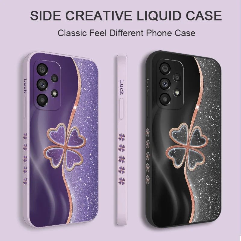 Glückliches Gras Etui für Samsung Galaxy