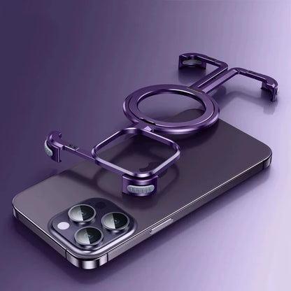 Schockfeste Aluminium MagSafe Haltehülle für iPhone