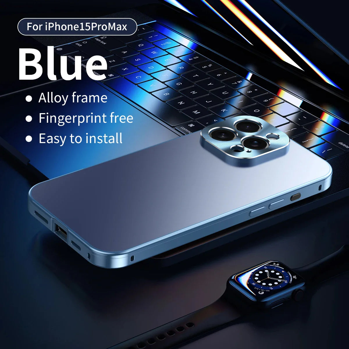 Luxus Aluminium Metallrahmen Handyhülle für Iphone