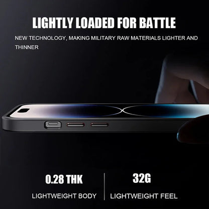 Luxus Matte Armor MagSafe Hülle für iPhone