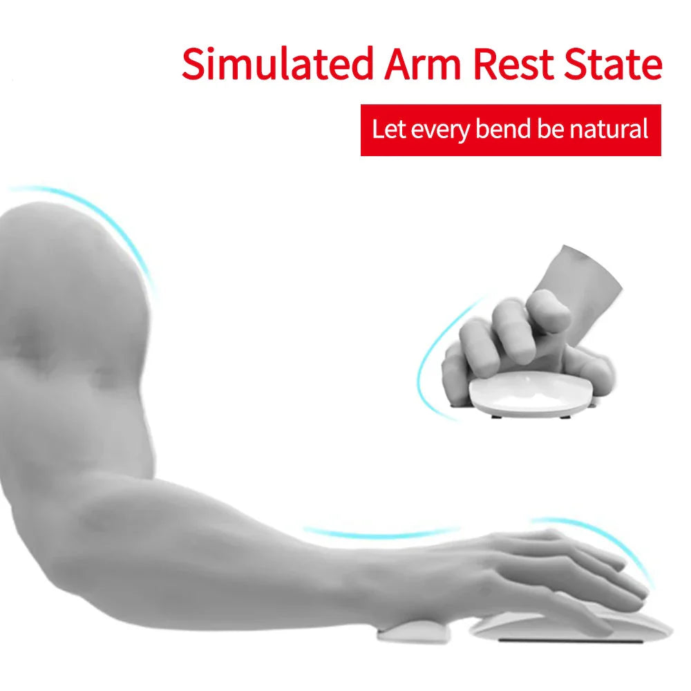Ergonomische Silikon-Gel-Mauspad mit Handballenstütze - Rutschfester Gaming- und Bürozubehör