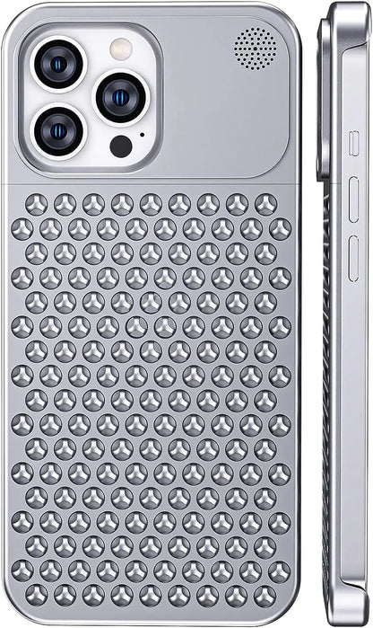 Aluminiumlegierungs-Aromatherapie-Handyhülle für iPhone 14 13 12 Pro Max 15 Plus