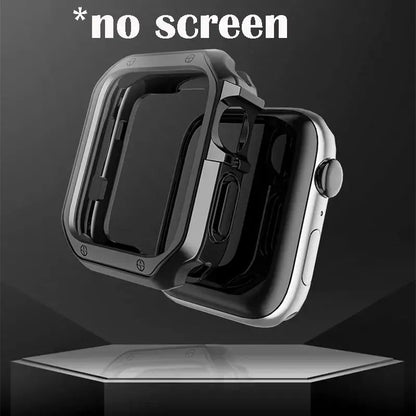 Pinnacle ToughShield Apple Watch TPU-Stoßfängerhülle mit Displayschutz