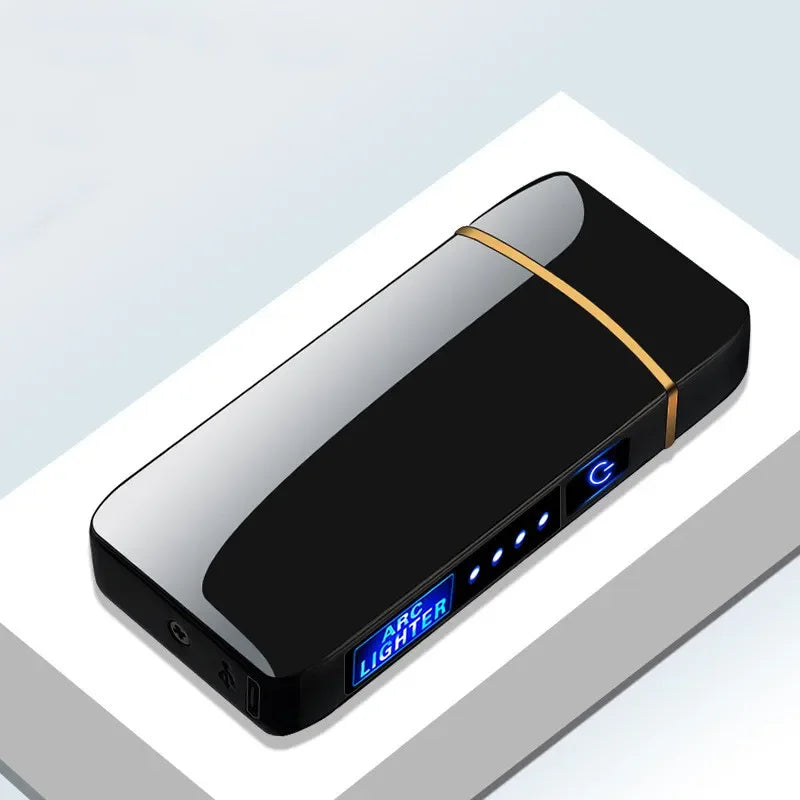 Wiederaufladbares USB-Plasma-Feuerzeug | Doppelte Bogenflamme windresistent