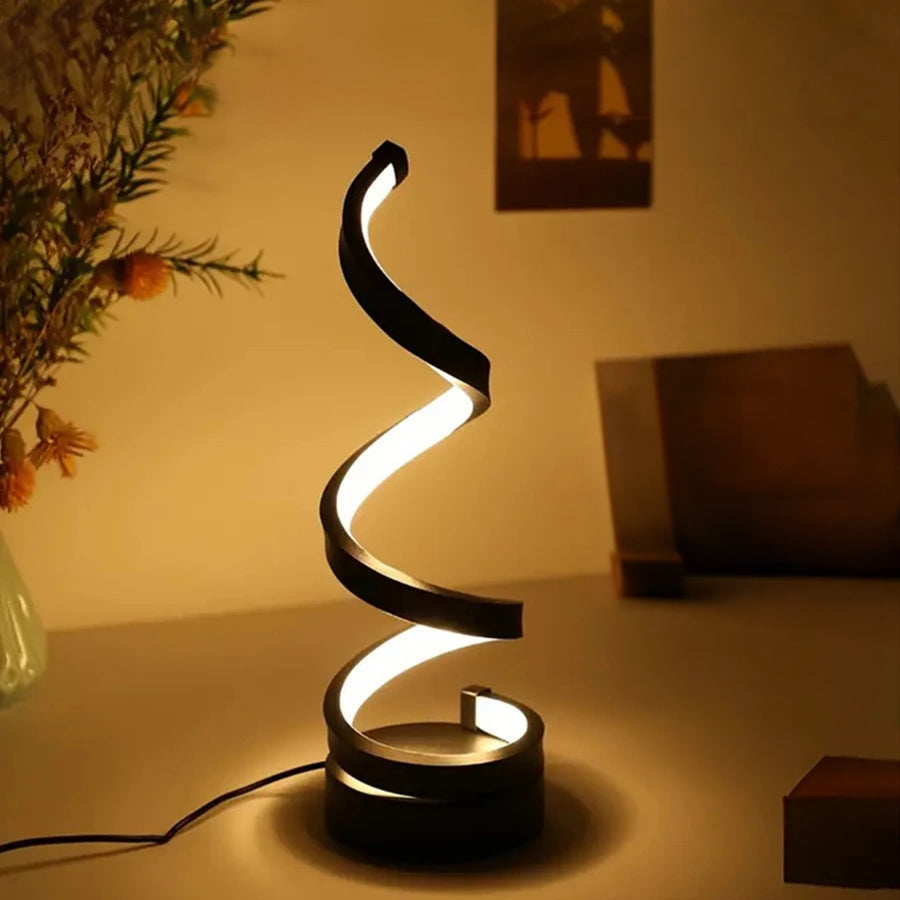 Spirale Moderne | Schreibtischlampe mit dimmbarer Intensität