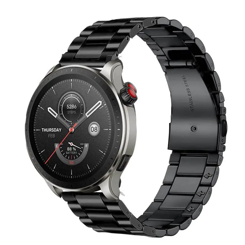 Premium Pinnacle Stahlarmband für Amazfit GTR 4 Smartwatch