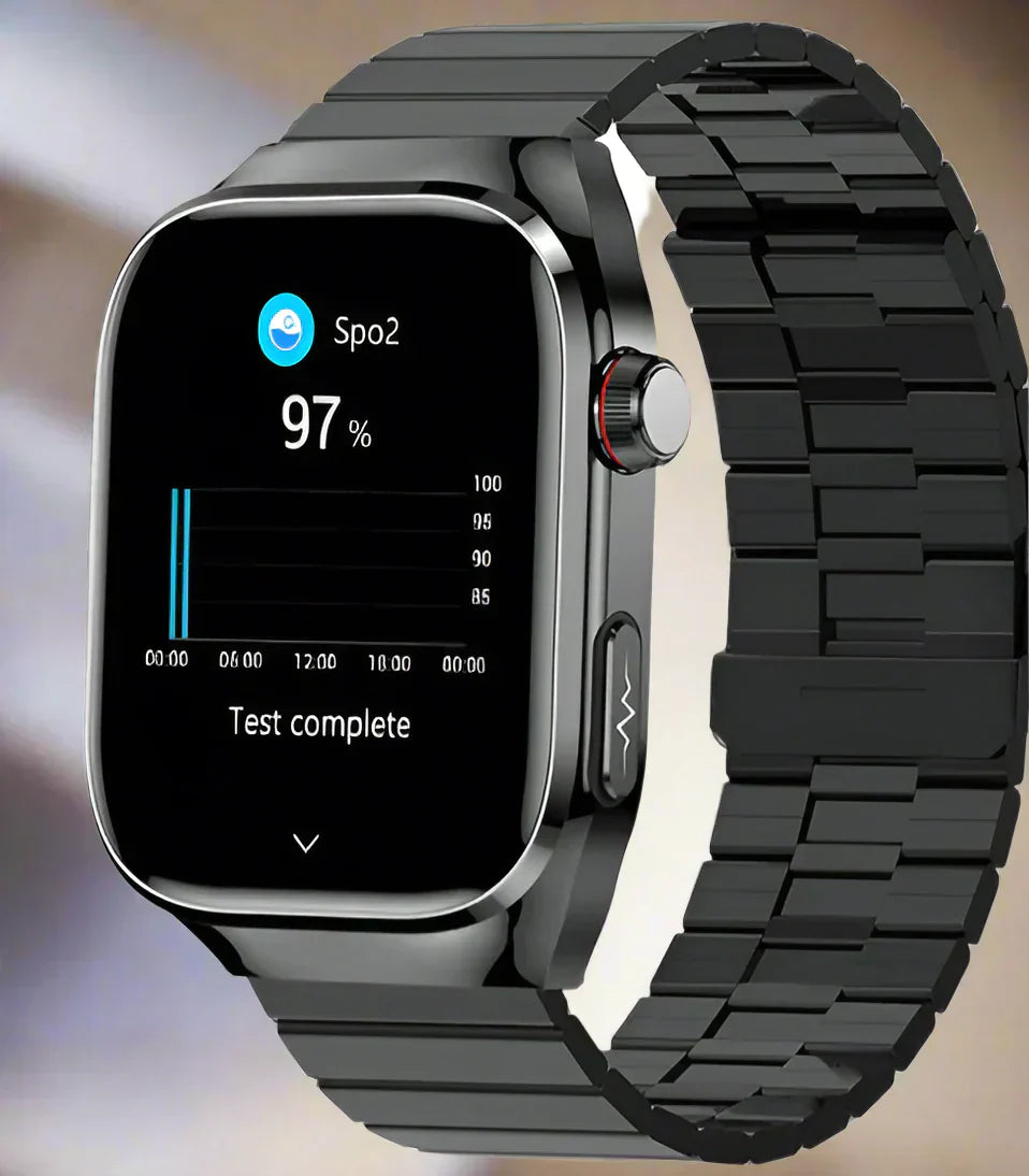 Fortschrittliche Gesundheits-Smartwatch | ECG- und Blutzuckerüberwachung