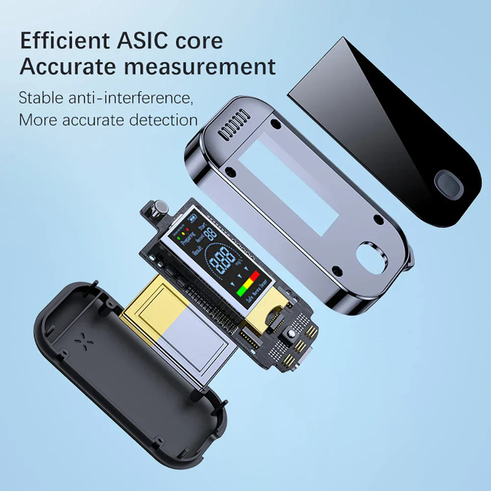 Digitaler Alkoholtester | Präzise Messungen und LCD-Display