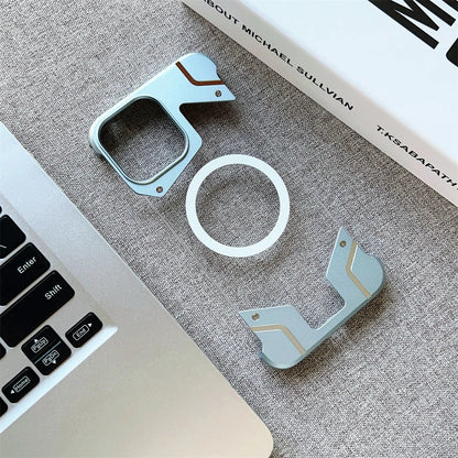 Magnetisches Titan Kein Rahmen iPhone 16 Hülle