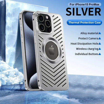 Luxuriöse Magnetische Kühlhülle für iPhone 13-16 Pro Max