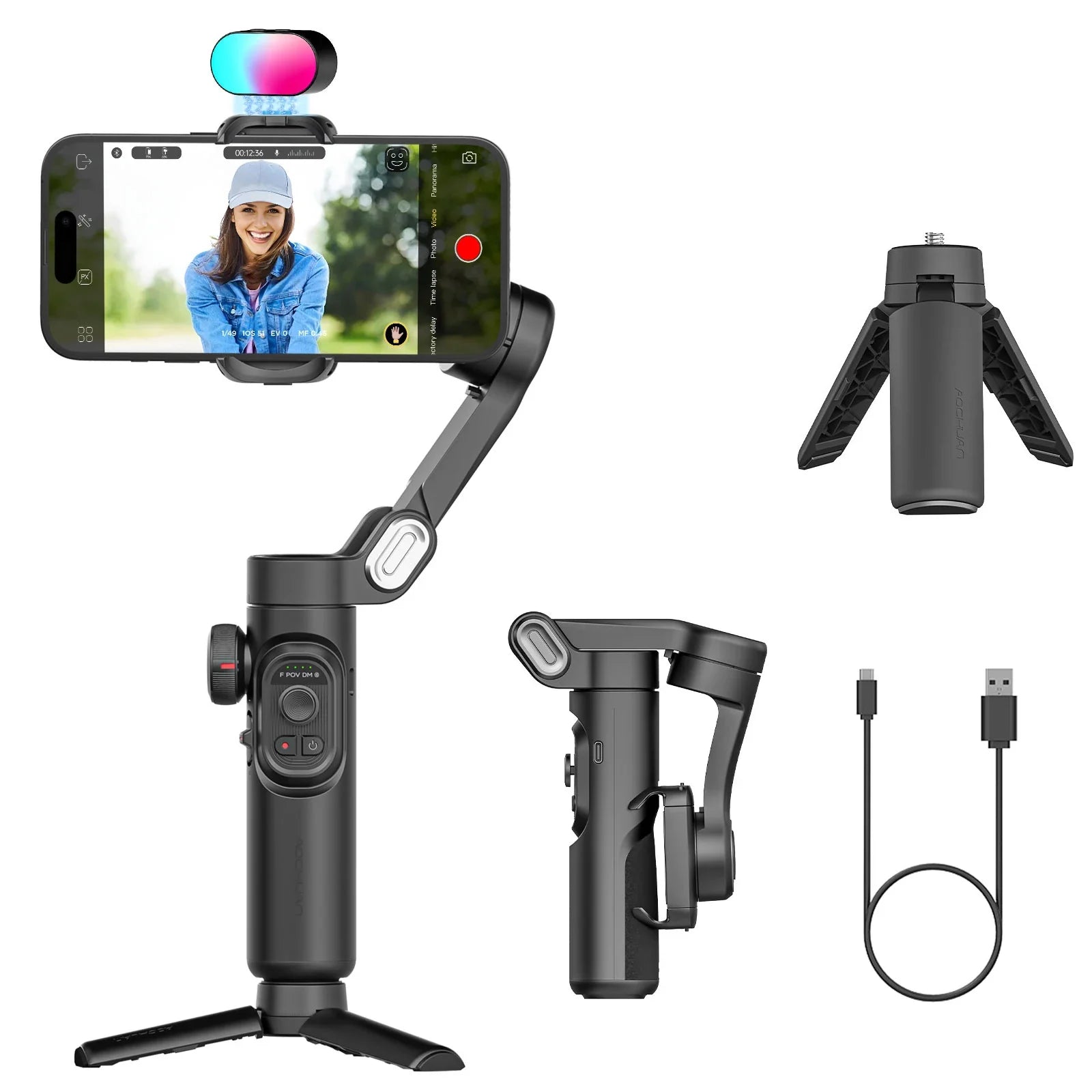 Smart XE 3-Achsen Gimbal-Stabilisator für iPhone &amp; Android