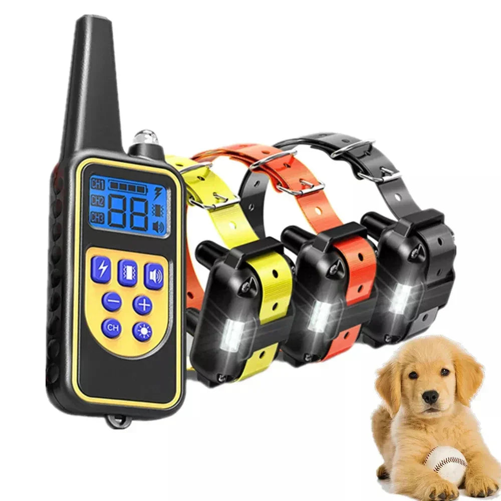 Elektrisches Dressurhalsband für Hunde | Wasserdicht, Wiederaufladbar und Einstellbar