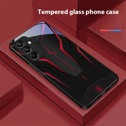 Mechanisches Cool Tempered Glass Case für Samsung
