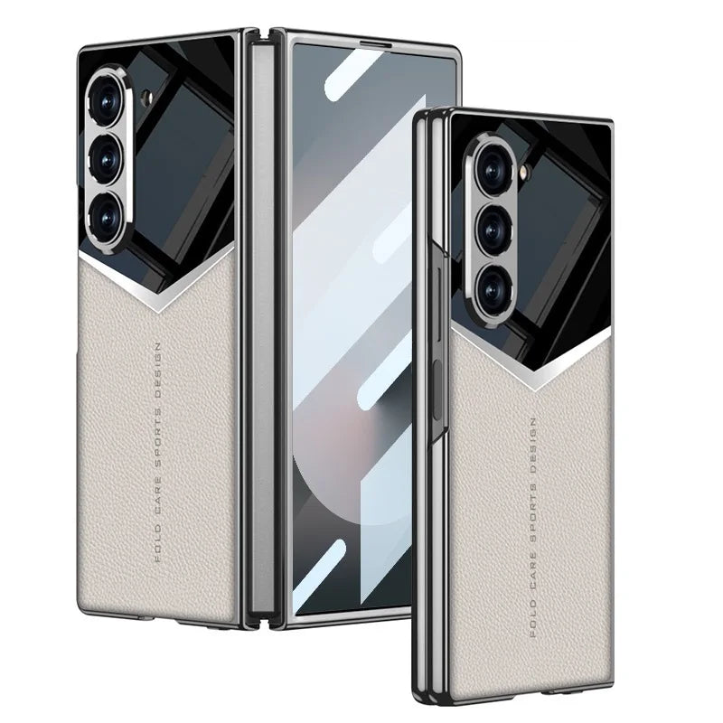 Zelara Luxus Tropfenbeständige Hülle für Samsung Galaxy Z Fold 6 Serie