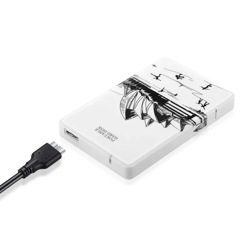 Schnelle Externe Festplatte USB3.0 | Tragbarer Speicher Kompatibel für Desktop &amp; Laptop - Louise