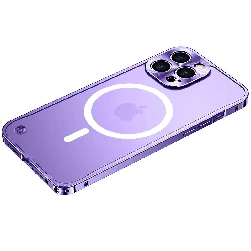 Magnetische Aluminiumrahmen-Handyhülle für iPhone